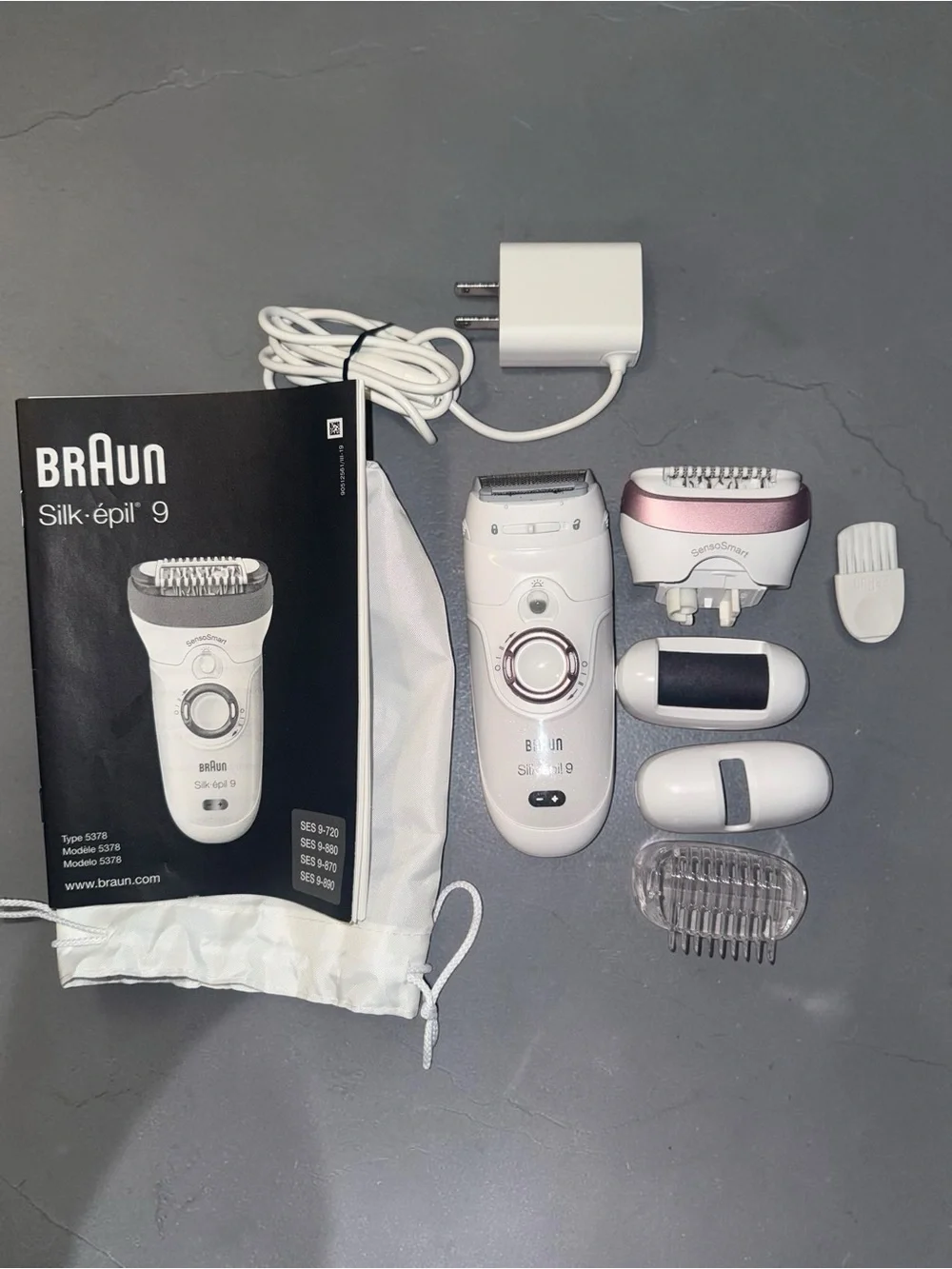Braun Silk-epil 9 Pivoting Head, Wet and Dry Epilator, Includes Shaver Head Read